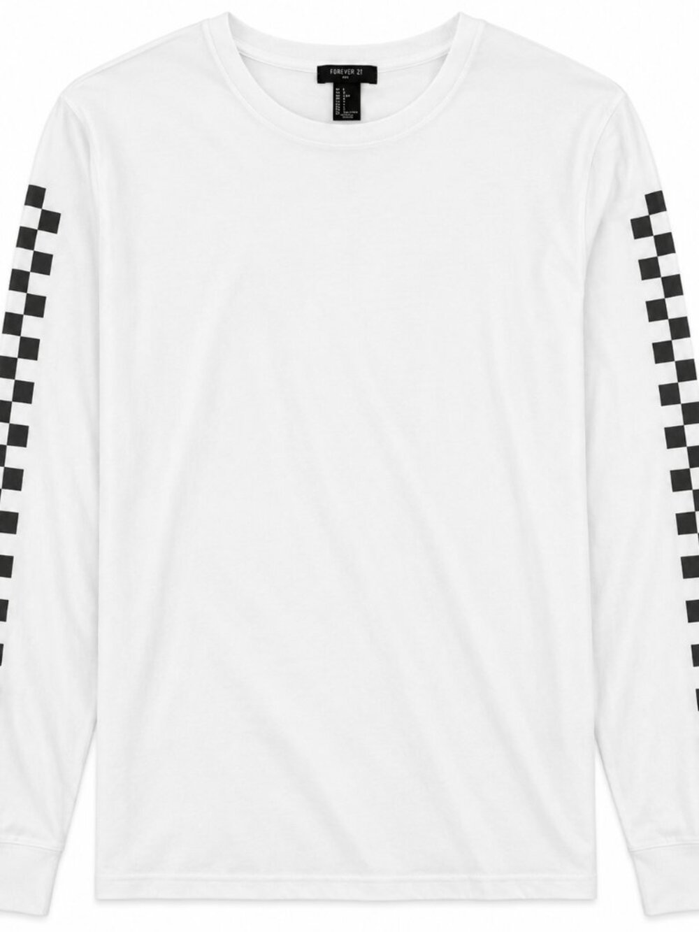 5/50$ or 10/90$

white checkered oversized long sleeve